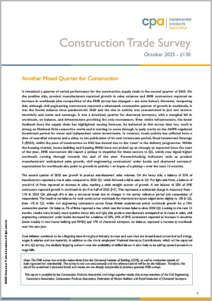 Construction Trade Survey - 2025 Q2